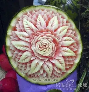 天,这样的西瓜怎么舍得吃